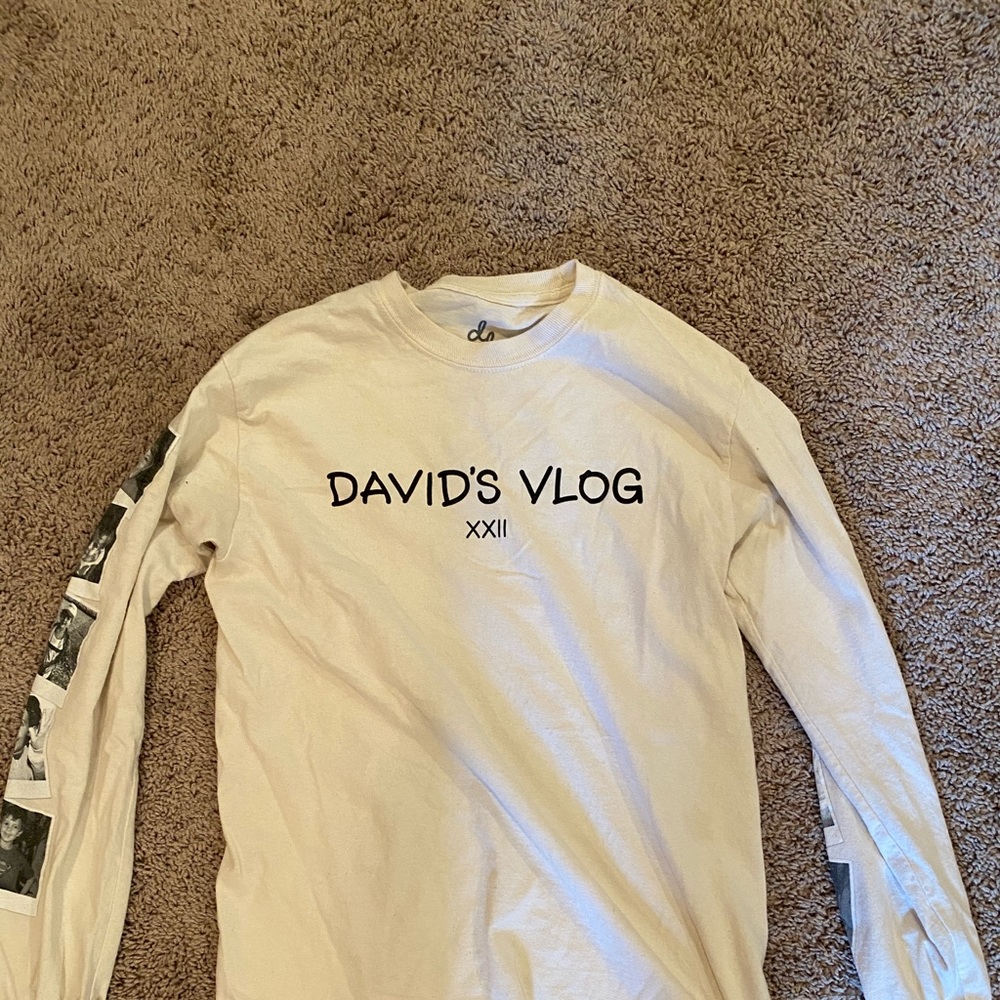David Dobrik Clickabit Merch longsleeve Small